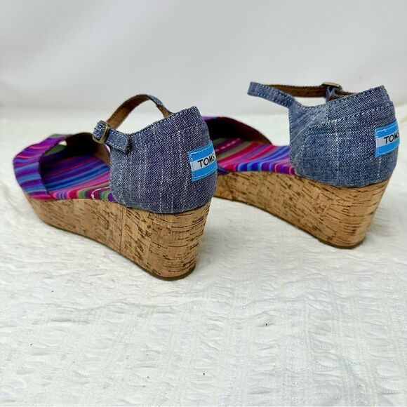 Toms Multi-color Wedges- Size 8.5 - Picture 9 of 14